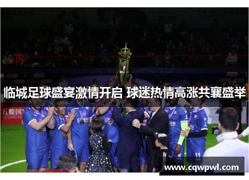 临城足球盛宴激情开启 球迷热情高涨共襄盛举